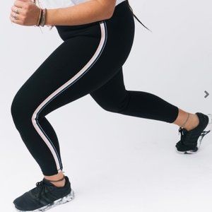 Zyia Pink Rainbow Luxe Leggings